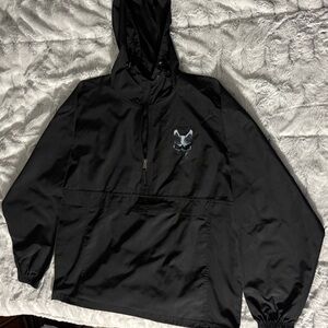 Champion Men's Black Windbreaker Jacket